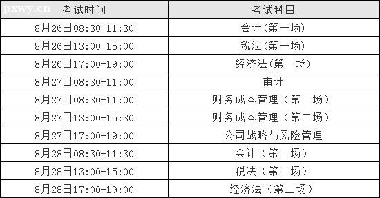 2022��cpa����ʱ��