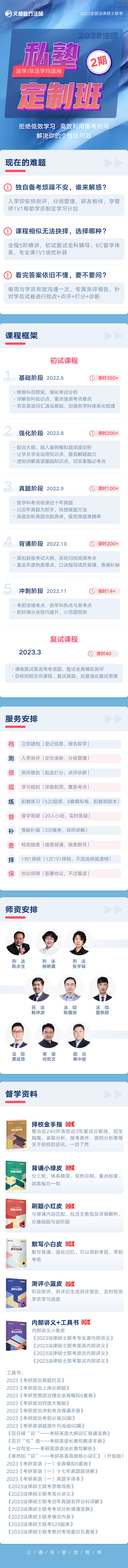 2023法硕私塾定制班 2023法硕私塾定制班