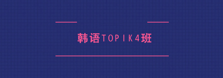 ����TOPIK4��ѵ��