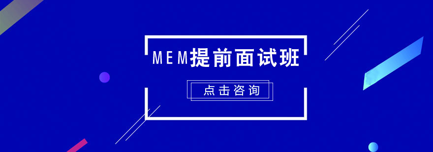MEM��ǰ������ѵ��