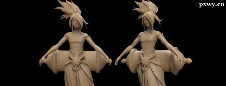 zbrush��Ϸ��ģ��ѵ���ļҺ�