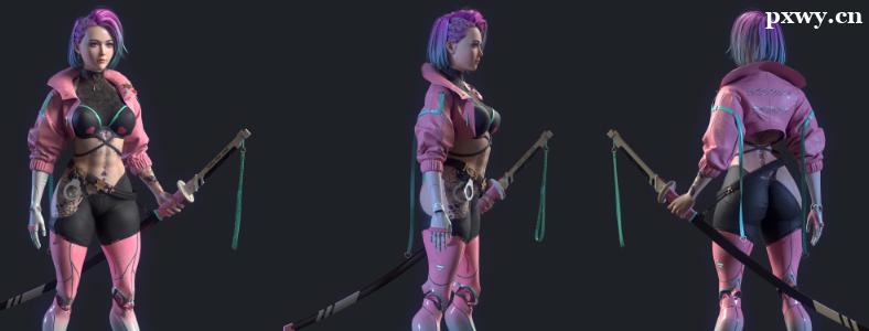 Ů���ʲ��ʺ�ѧ3D��ģ���