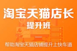 惠州淘宝天猫店长提升培训班
